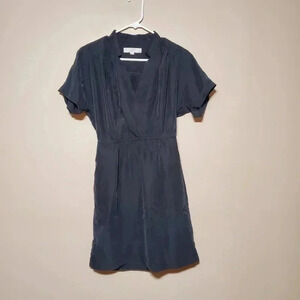 Ann Taylor Loft Dress Women's Petite Dress Size 4P Short Sleeve Silky